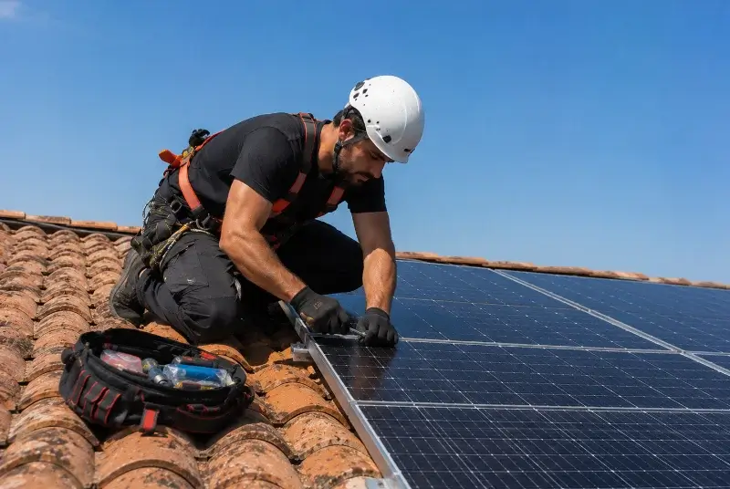 Maintenance et monitoring de panneaux solaires à Saint-Estève
