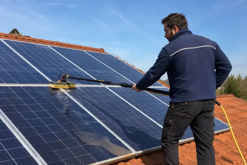 Nettoyage et entretien de panneaux solaires à Saint-Estève