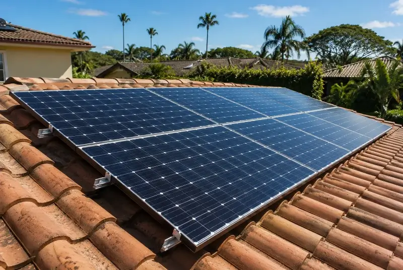 Installation de panneaux solaires à Saint-Estève